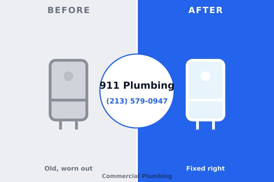 Before and after: plumbing company Bruce, MS